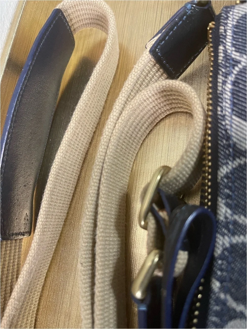 Coach Signature Canvas Crossbody Bag with Turnlock Closure